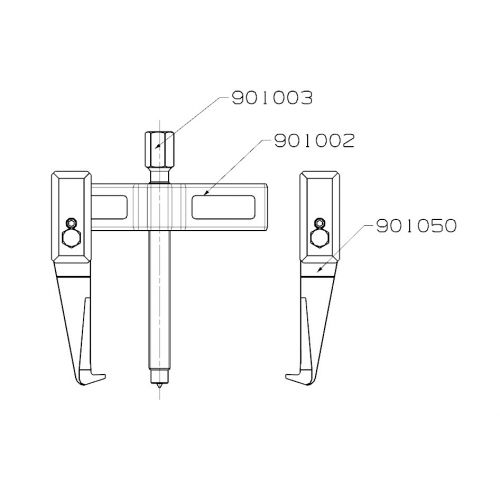 EXTRACTOR FORZA SERIE 9000 DE 2 PATAS